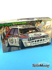 Hasegawa: Car scale model kit 1/24 scale - Lancia Super Delta HF Integrale sponsored by Martini Racing #3, 7 - Didier Auriol (FR) + Bernard Occelli (FR), Philippe Bugalski (FR) + Denis Giraudet (FR) - Tour de Corse Rallye de France 1992 - photo-etched parts, plastic parts, rubber parts, water slide decals, other materials and assembly instructions