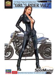 Hasegawa: Figure 1/12 scale - Girls Rider Vol.2 - resin parts and assembly instructions image