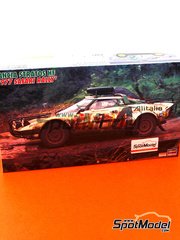 Hasegawa: Car scale model kit 1/24 scale - Lancia Stratos HF sponsored by Alitalia 1977