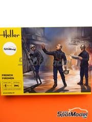 Heller: Figures set 1/24 scale - Firemen - plastic parts and assembly instructions image