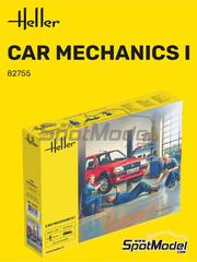 Heller: Figures set 1/24 scale - Car Mechanics - Set 1 - plastic parts and assembly instructions image