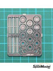 Highlight Model Studio: Air filter 1/24 scale - Air cleaner set 1 - photo-etched parts - 6 units