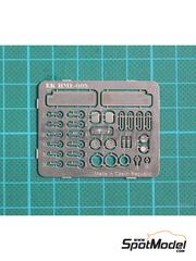 Highlight Model Studio: Detail 1/24 scale - Interior detail - set 1 - photo-etched parts