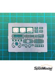 Highlight Model Studio: Detail 1/24 scale - Volkswagen Beetle - Detail set 4 - photo-etched parts - for Hasegawa references 20338, 20623, 20732, 20779, 21203, CR-36, 52420 and SP620, or Tamiya references TAM24136, TAM24200 and TAM24252