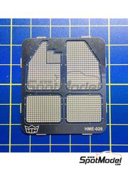 Highlight Model Studio: Detail 1/24 scale - Volkswagen Beetle floor mat set - photo-etched parts - for Hasegawa references 20338, 20623, 20732, 20779, 21203, CR-36, 52420 and SP620, or Tamiya references TAM24136, TAM24200 and TAM24252