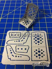 Highlight Model Studio: Seat 1/24 scale - Bomber seat - photo-etched parts - 2 units