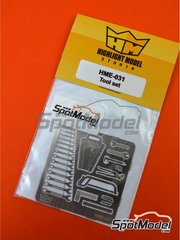 Highlight Model Studio: Detalle escala 1/24 - Herramientas - fotograbados