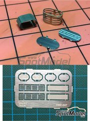 Highlight Model Studio: Air filter 1/24 scale - Air cleaner set 2 - photo-etched parts - 2 units