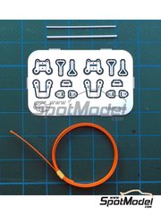 Highlight Model Studio: Detail 1/24 scale - Ratchet straps - photo-etched parts and other materials - 2 units