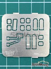 Highlight Model Studio: Detalle escala 1/24 - Set de pedales - Tipo 2 - fotograbados