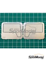 Highlight Model Studio: Detail 1/24 scale - Volkswagen Transporter T2 - Door panel - photo-etched parts - for Hasegawa references 20556, 21209, HC-9, HAS21209, HC-09, HSG21209, 21210, HC-10, HAHC10, HAS21210, 21211, HC-11, HAS21211, HC11, HSG21211, 52413B and SP613