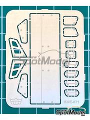 Highlight Model Studio: Wing set 1/24 scale - Spoiler wing 1 - photo-etched parts - 1 units