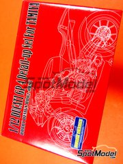 Hobby Design: Photo-etched parts 1/12 scale - Ducati Desmosedici GP4 - Motorcycle World Championship 2004 - photo-etched parts and metal parts - for Tamiya reference TAM14101
