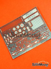 Hobby Design: Photo-etched parts 1/24 scale - New Fiat 500 - for Fujimi kit