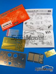 Hobby Design: Photo-etched parts 1/12 scale - Kawasaki ZX-10R