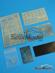 Hobby Design: Photo-etched parts 1/24 scale - McLaren F1 - resins and photo-etched parts - for Fujimi references FJ125732, RS-66 and 125732 image