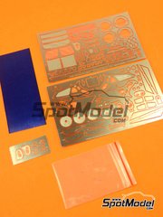 Hobby Design: Photo-etched parts 1/24 scale - Nissan R390 GT1 - photo-etched parts and metal parts - for Tamiya reference TAM24192 image