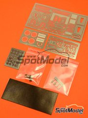Hobby Design: Photo-etched parts 1/24 scale - Nissan GT-R R35 - photo-etched parts, metal parts and resins - for Tamiya reference TAM24300 image
