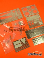 Hobby Design: Detail up set 1/12 scale - Ducati 1199 Panigale S - photo-etched parts, resins and metal parts - for Tamiya reference TAM14129 image