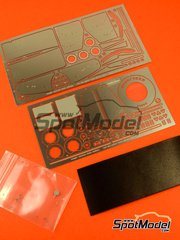 Hobby Design: Photo-etched parts 1/20 scale - Mclaren Ford MP4/8 - FIA Formula 1 World Championship 1993 - photo-etched parts and metal parts - for Tamiya reference TAM25172 image