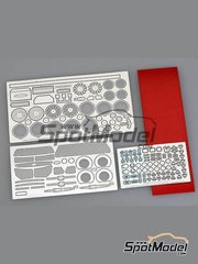 Hobby Design: Photo-etched parts 1/24 scale - Ford Focus RS WRC - 1000 Lakes Finland Rally 2003 - for Hasegawa kit image