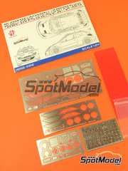 Hobby Design: Photo-etched parts 1/24 scale - Peugeot 206 WRC 2003 - photo-etched parts, metal parts - for Tamiya reference TAM24267 image