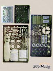 Hobby Design: Photo-etched parts 1/24 scale - Mercedes-Benz 300SL - for Tamiya reference TAM24338