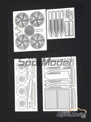 Hobby Design: Photo-etched parts 1/24 scale - BMW i8 - for Revell references REV07008 and 80-7008
