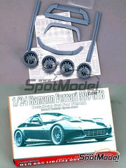 Hobby Design: Transkit 1/24 scale - Hamann Ferrari 599 GTB - resins and photo-etched parts - for Fujimi references FJ122779, 12277 and RS-50