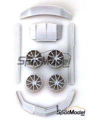 Hobby Design: Transkit 1/24 scale - Lamborghini DMC LP900 - photo-etch, resins and metal pieces - for Fujimi kit