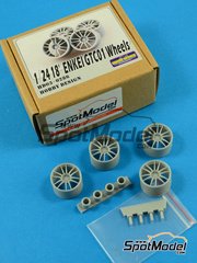 Hobby Design: Rims 1/24 scale - 18 inches Enkei GTC01 rims - resins and metal pieces - 4 units image