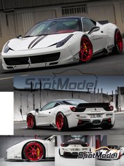 Hobby Design: Transkit 1/24 scale - Ferrari 458 LB Works Performance - resins, photo-etched parts, decals - for Fujimi reference FJ12382 image