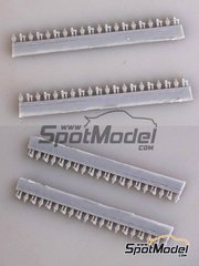 Hobby Design: Detail 1/12 scale - Electrical plugs type B - resins - 40 units image