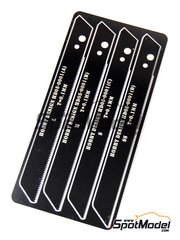 Hobby Design: Scriber - Saw scriber set 0.1mm - photo-etched parts