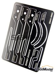 Hobby Design: Scriber - Saw scriber set 0.1mm - photo-etched parts