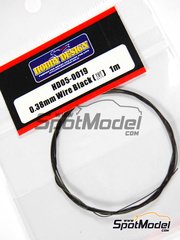 Hobby Design: Detail - Piping cord 0.38mm x 1000mm black color