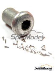 Hobby Design: Rivets - Rivet head 0.75mm - turned metal parts - 40 units
