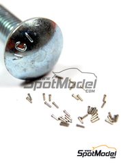 Hobby Design: Rivets - Rivet head 0.5mm - turned metal parts - 40 units