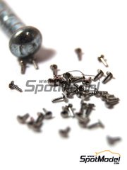 Hobby Design: Rivets - Rivet Head 1.00m - turned metal parts - 40 units