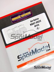 Hobby Design: Air valve 1/24 scale - Air valve - turned metal parts - 4 units image