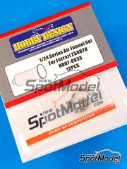 Hobby Design: Detail 1/24 scale - Ferrari 250GTO - Air Funnel - for Fujimi references FJ123370, RS-35 and 12337