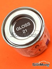 Humbrol: Enamel paint - Black gloss 21 - 1 x 14ml