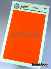 Interdecal: Decals - 75 x 110 mm Orange