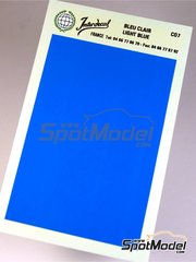 Interdecal: Decals - 75 x 110 mm blue