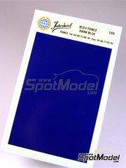 Interdecal: Decals - 75 x 110 mm dark blue