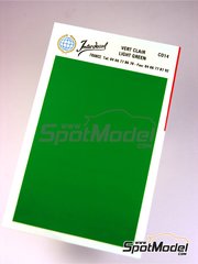 Interdecal: Decals - 75 x 110 mm Light green