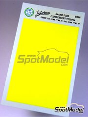 Interdecal: Decals - 75 x 110 mm Fluorescent yellow