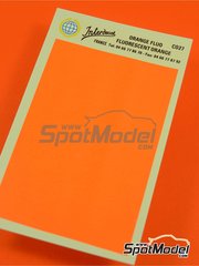 Interdecal: Decals - Fluorescent orange RAL2007