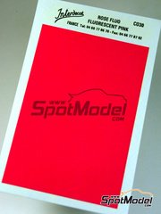 Interdecal: Decals - 75 x 110 mm Fluorescent pink