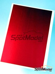 Interdecal: Decals - 75 x 110 mm Metallic mauva